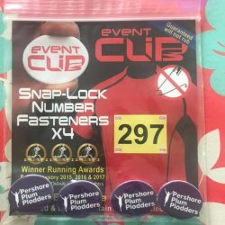 Race Number Clips
